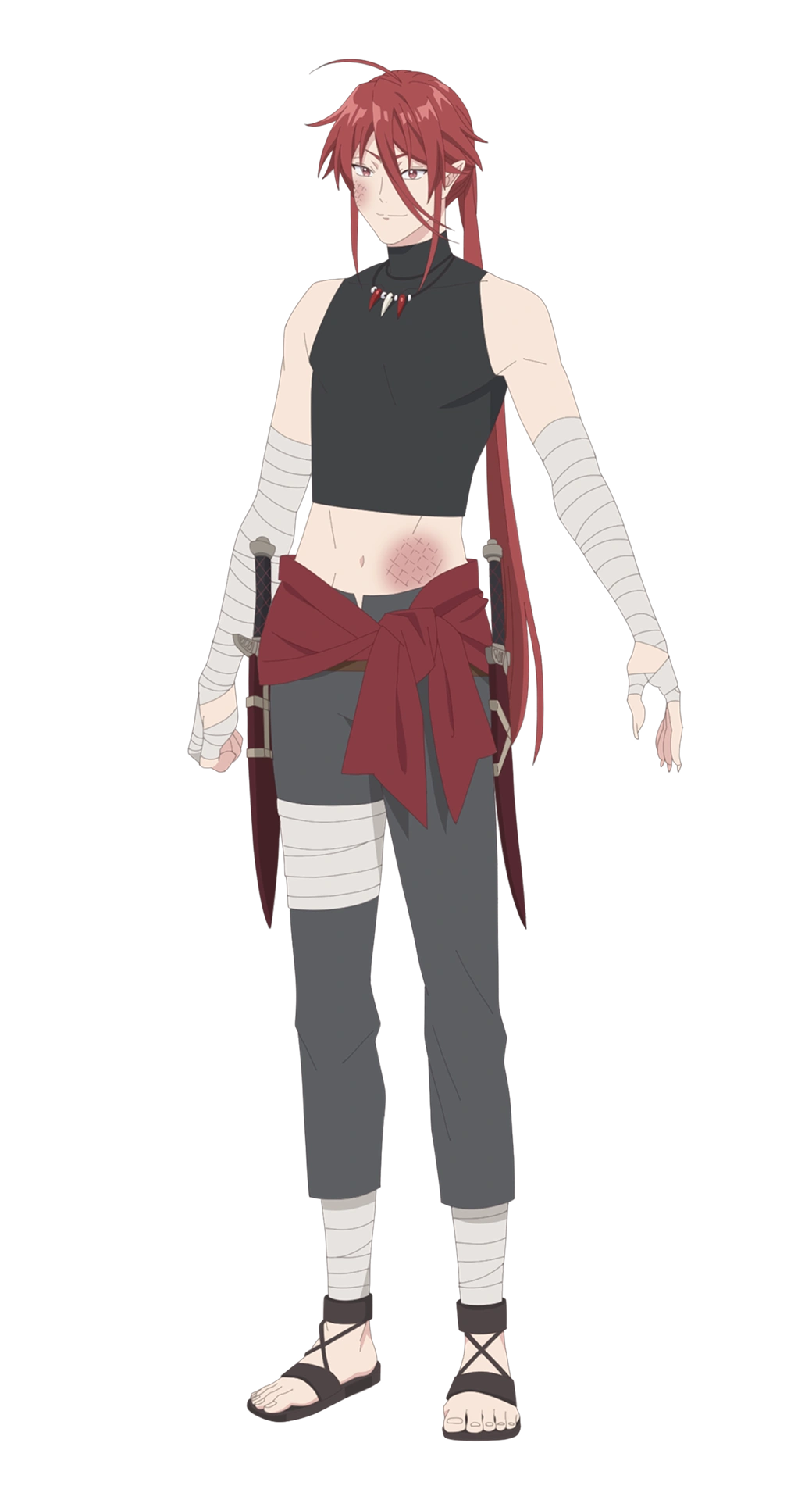 Eleven snake beastman character visual