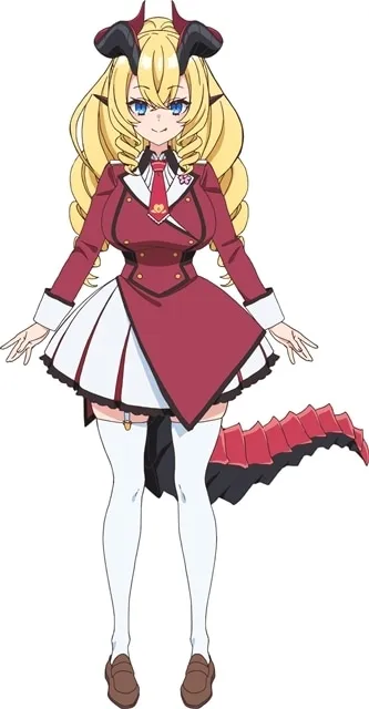 Karin Ryuzaki, the dragon student in A Misanthrope Teaches a Class for Demi-Humans