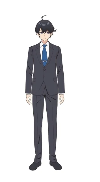 Rei Hitoma, the misanthropic teacher in the A Misanthrope Teaches a Class for Demi-Humans anime