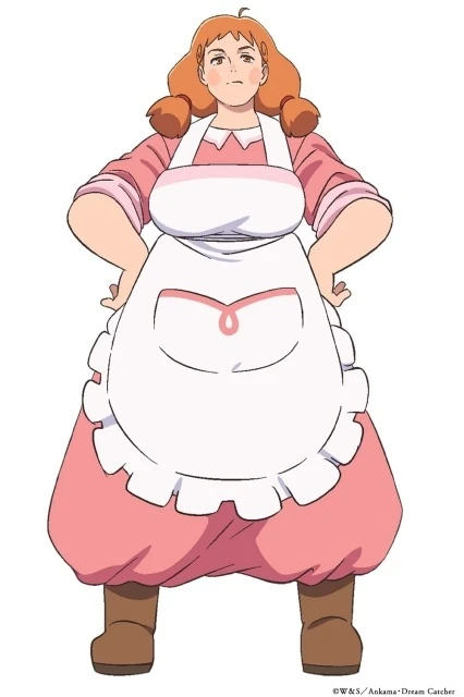 Mama Caroni, Welsh's adoptive mother, character design from Aoki Densho: Welsh & Shedar