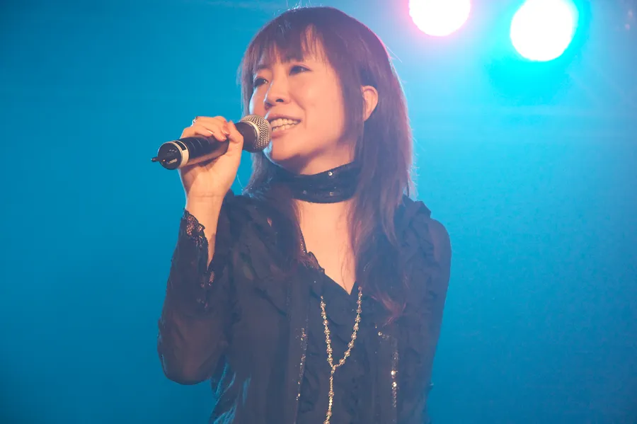 Masami Okui, co-singer of the Welsh & Shedar opening theme
