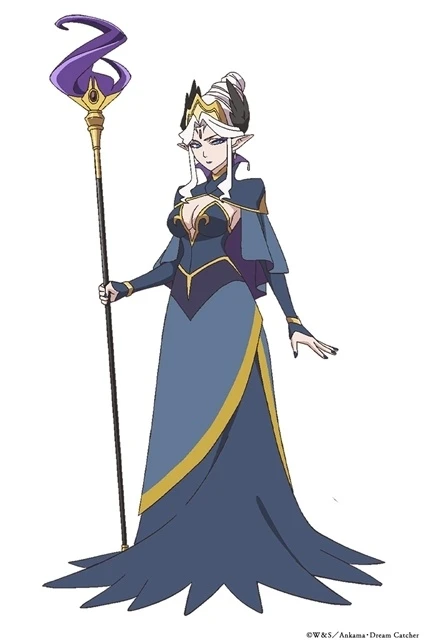 Queen Zabelle Sheran Sharm of Bonta character design from Aoki Densho: Welsh & Shedar