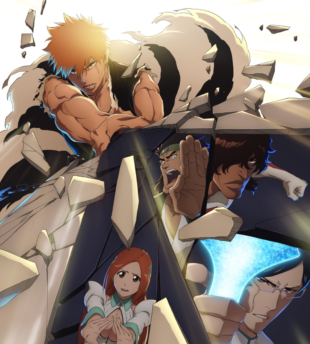 Theatrical-scale action from Bleach Thousand-Year Blood War The Calamity, shown at a 2026 cinema pre-screening