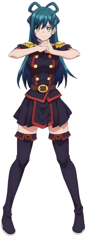 Himari Azuma, vice commander of the 7th Unit, in Chained Soldier Season 2