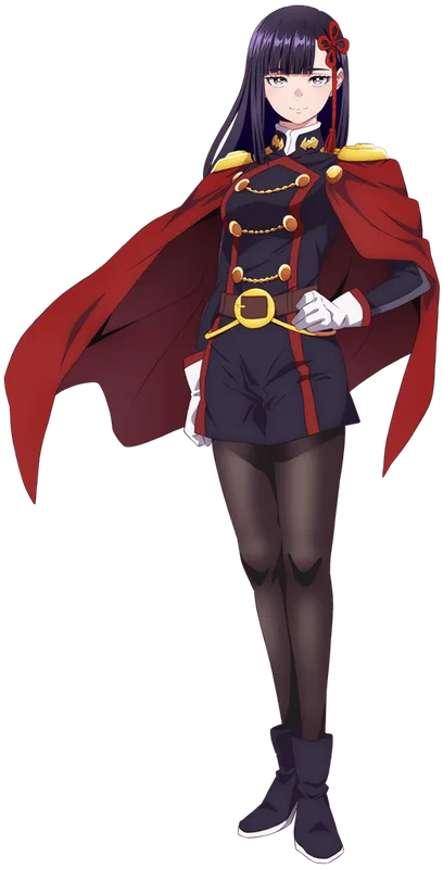 Ren Yamashiro, Chief Commander of the Demon Defense Force, in Chained Soldier Season 2