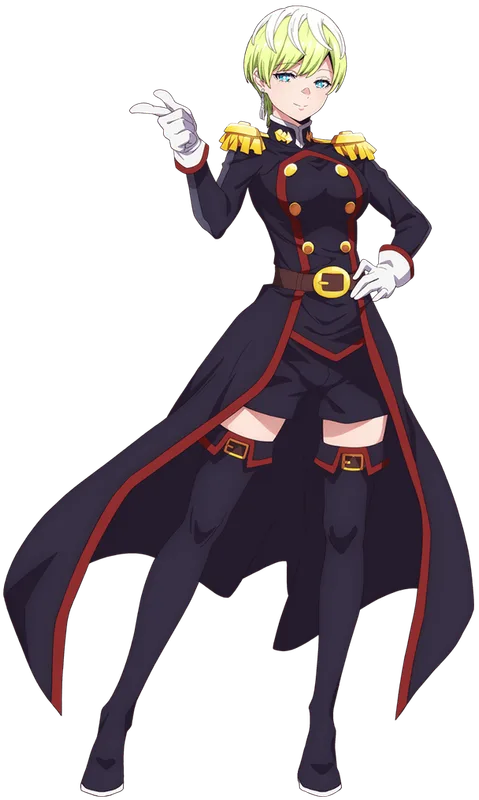 Tenka Izumo, commander of the 6th Unit, in Chained Soldier Season 2