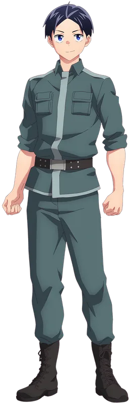 Yuuki Wakura, the slave and caretaker of the 7th Unit, in Chained Soldier Season 2