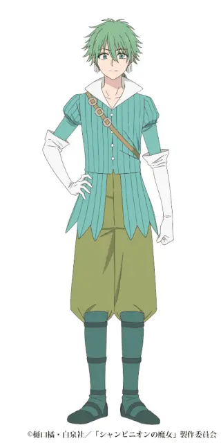 Gus, the Wind Magician from Champignon Witch, character visual