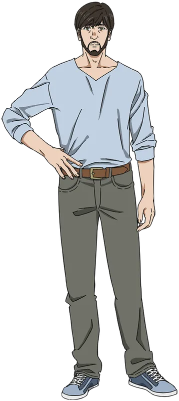 Burt Stein, Charlie's adoptive father, in The Darwin Incident anime
