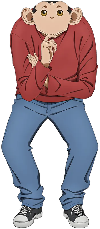 Charlie, the half-human, half-chimpanzee humanzee, in The Darwin Incident anime
