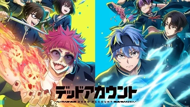 Dead Account anime visual of the first-year exorcist classes, released in March 2026