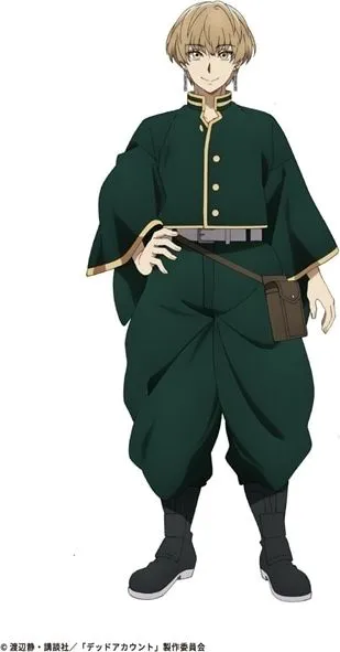 Renri Hasumi, a blond exorcist student, in Dead Account