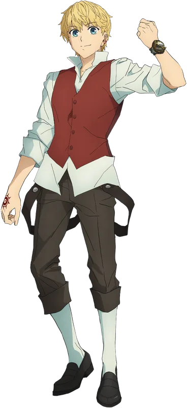 Flat Escardos, Berserker's Master, in the Fate/strange Fake anime
