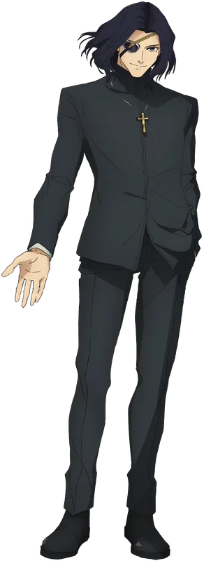 Hansa Cervantes, the Church agent, in the Fate/strange Fake anime