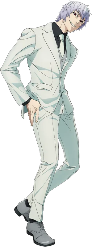 Jester Karture, the vampire, in the Fate/strange Fake anime