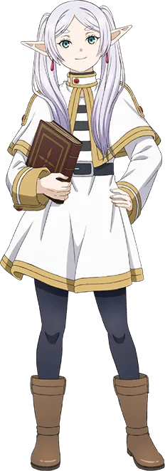 Frieren, the elf mage, in the Frieren Season 2 anime