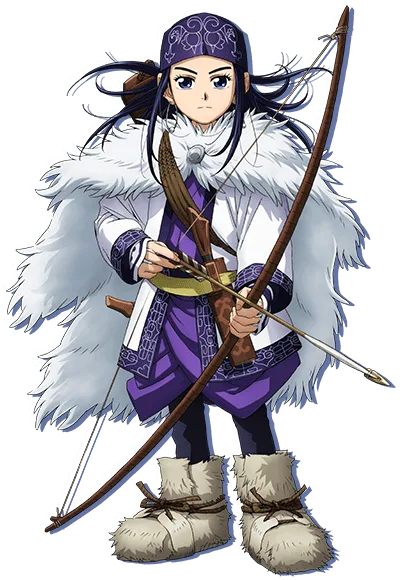 Asirpa, the Ainu girl and hunter, in Golden Kamuy The Final Chapter