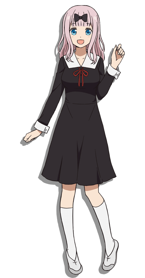Chika Fujiwara, Love Is War student council secretary, character visual