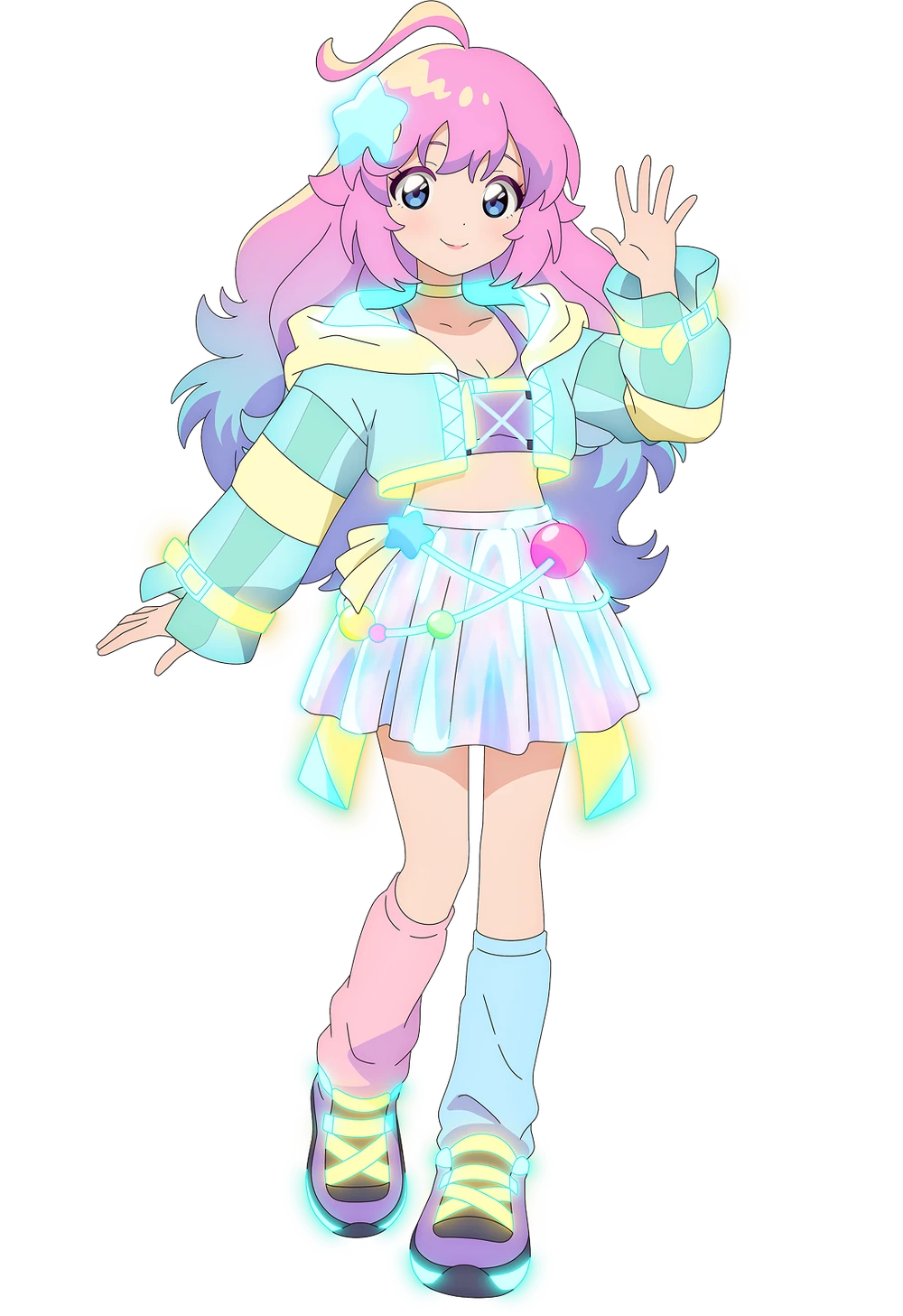 Compato Lilly, the adult idol form of Fuu Nonoyama in Magical Sisters LuluttoLilly