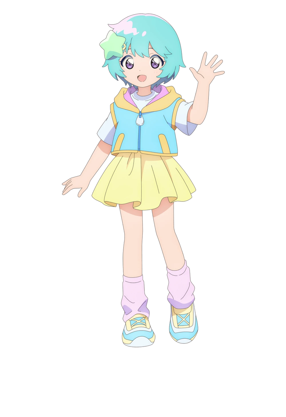 Fuu Nonoyama, the younger Nonoyama sister in the Studio Pierrot magical girl anime