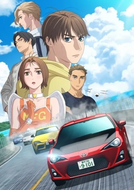 MF Ghost Season 3 key visual of Kanata Katagiri and his Toyota 86 at the Peninsula Manazuru