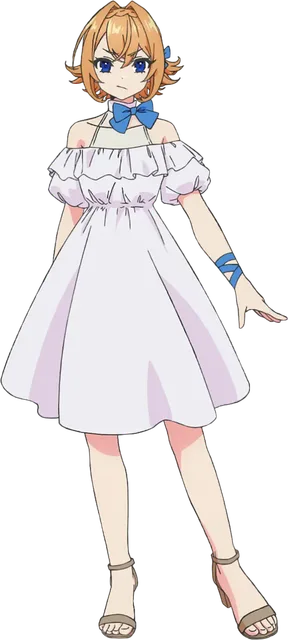 Sharro White, the young actress of the Ice Rose troupe, character art from Nia Liston: The Merciless Maiden