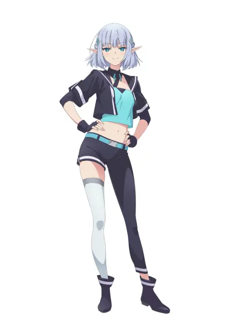 Elma, the elf mercenary partner in the Reborn as a Space Mercenary anime, voiced by Anna Nagase