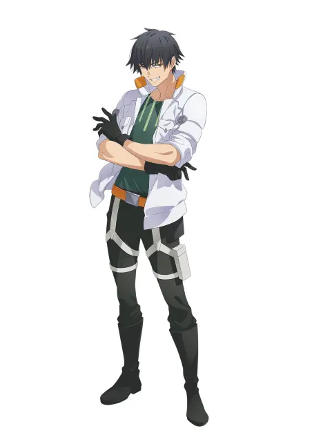 Hiro, also known as Takahiro Satou, in the Krishna cockpit in the Reborn as a Space Mercenary anime