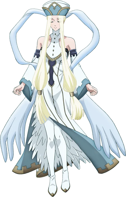 Gondul, the Valkyrie paired with Nikola Tesla, in Record of Ragnarok III