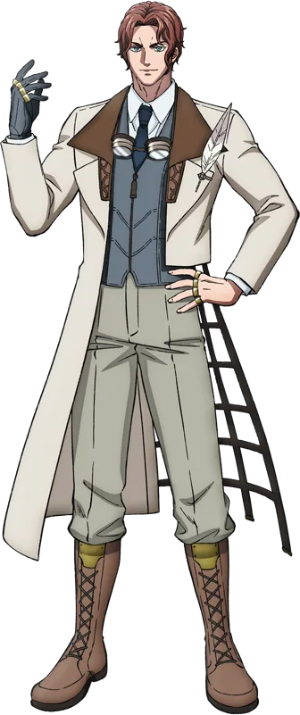 Nikola Tesla, humanity's fighter in Round 8 of Record of Ragnarok III
