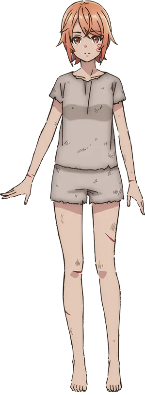 Flum Apricot cursed sword protagonist ROLL OVER AND DIE visual