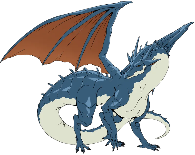 Neely, the blue dragon, in Sentenced to Be a Hero