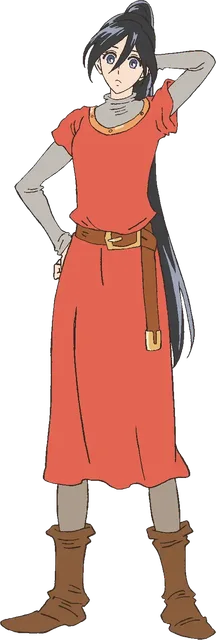 Eleonora, the woman knight, character art from The Seven Knights of the Marronnier Kingdom
