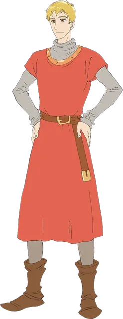 Insomniac, the eldest of the seven brothers, character art from The Seven Knights of the Marronnier Kingdom