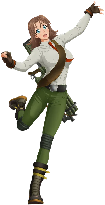 Milly Thompson, Meryl's junior partner, in Trigun Stargaze