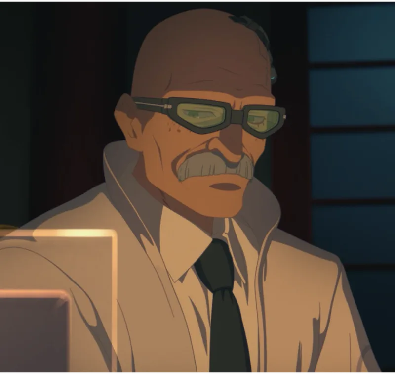William Conrad, the scientist, in Trigun Stargaze