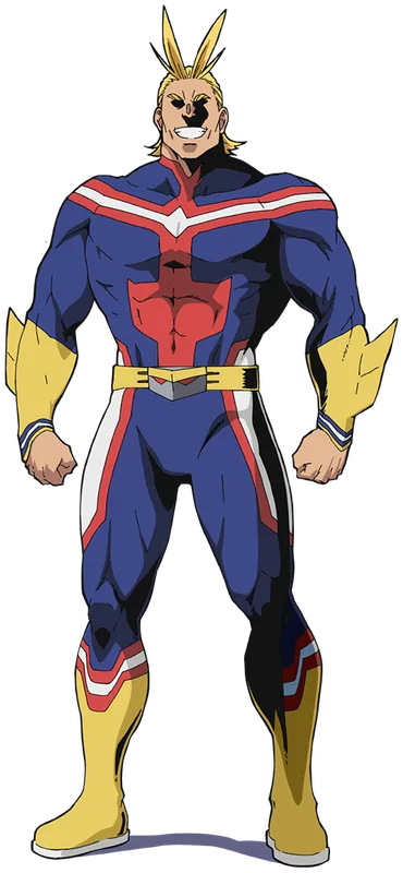 All Might at the height of his career in My Hero Academia: Vigilantes