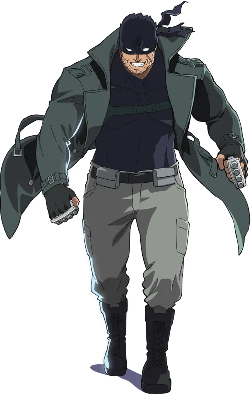 Knuckleduster, the masked vigilante, in My Hero Academia: Vigilantes Season 2